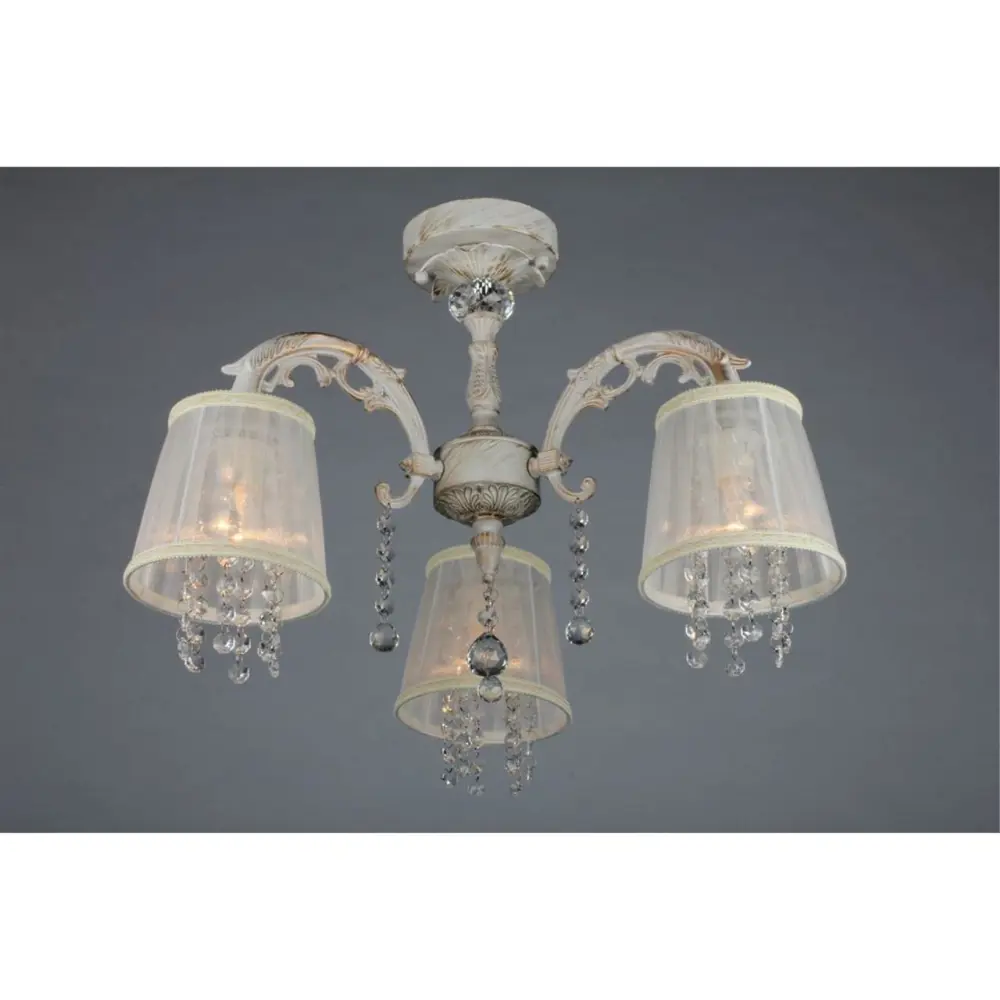 Фото 2 Люстра потолочная Omnilux Oml-130-70003 3 лампы 6 м² цвет белый Фото 2 Люстра потолочная Omnilux Oml-130-70003 3 лампы 6 м² цвет белый