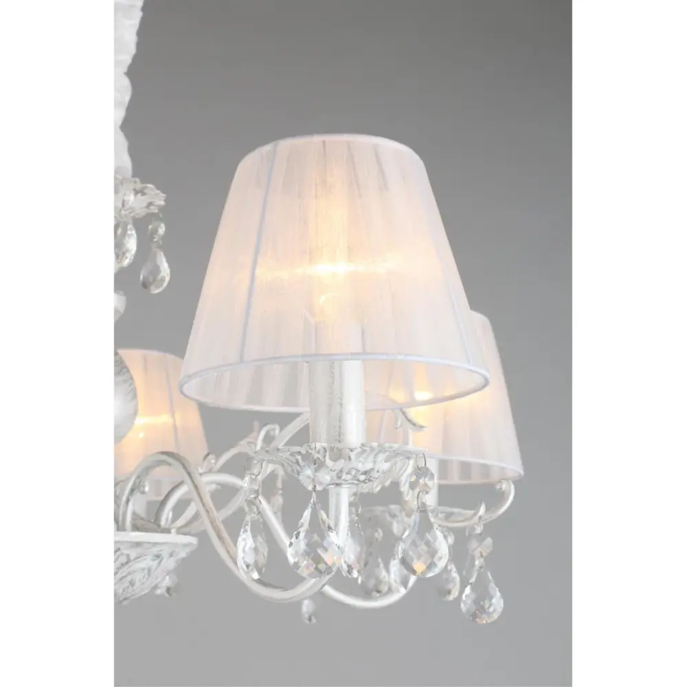 Фото 5 Люстра подвесная Omnilux Oml-150-31235 5 ламп 10 м² цвет белый