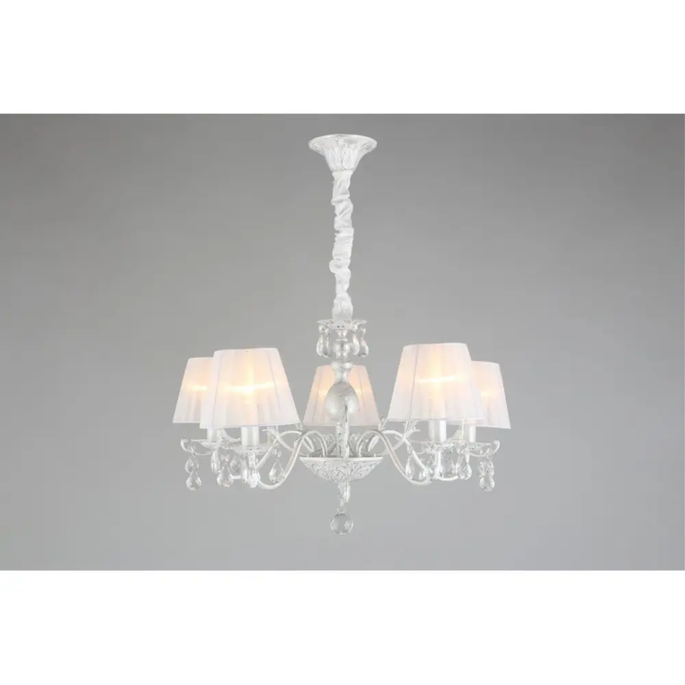 Фото 7 Люстра подвесная Omnilux Oml-150-31235 5 ламп 10 м² цвет белый