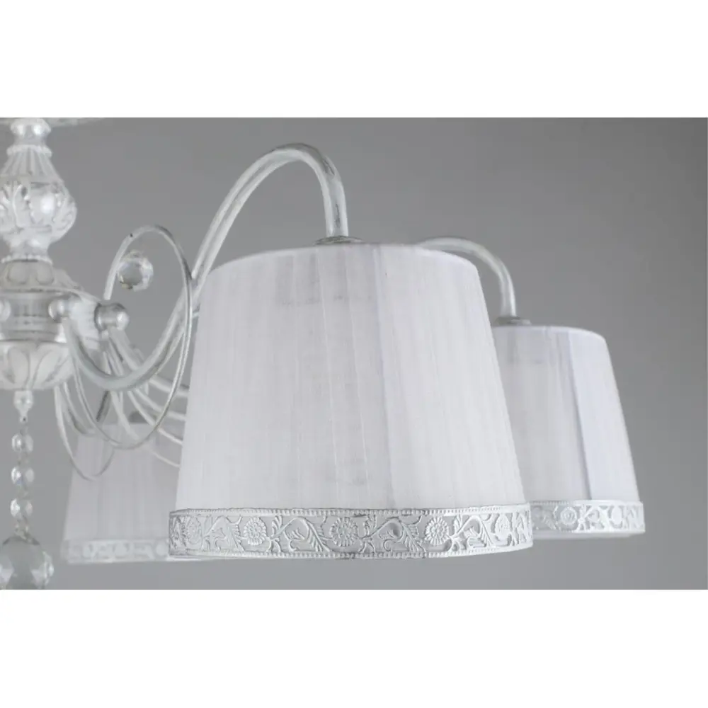 Фото 6 Люстра потолочная Omnilux Oml-180-71145 8 ламп 16 м² цвет белый