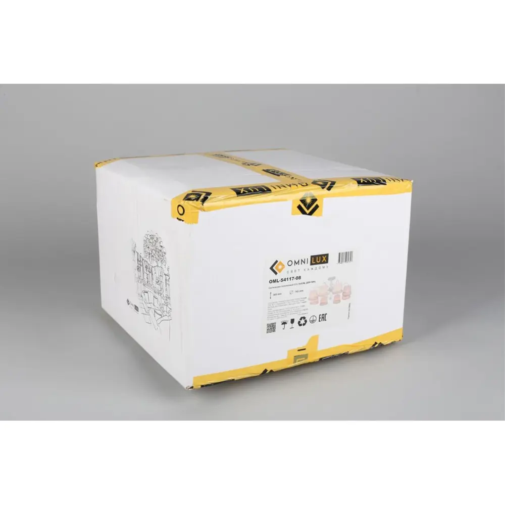 Фото 8 Люстра потолочная Omnilux Oml-180-71145 8 ламп 16 м² цвет белый