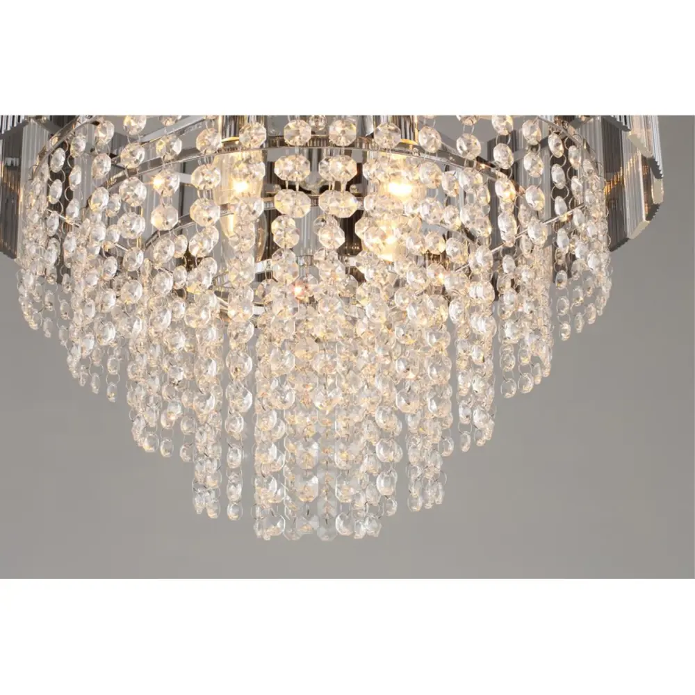 Фото 6 Люстра подвесная Omnilux Oml-180-31596 8 ламп 16 м² цвет хром