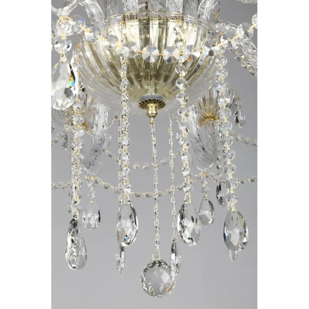 Фото 7 Люстра подвесная Omnilux Oml-180-30107 8 лампы 16 м² цвет прозрачный