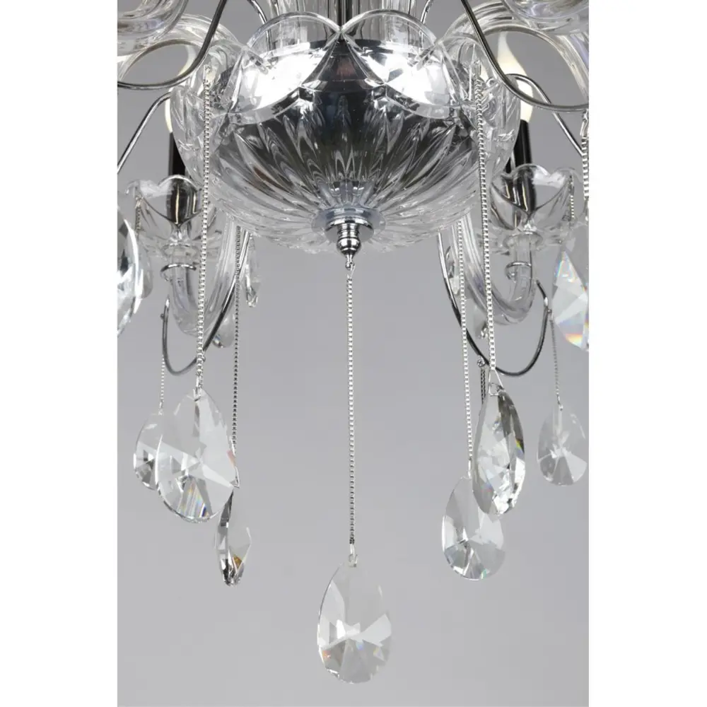 Фото 8 Люстра подвесная Omnilux Oml-160-30207 6 ламп 12 м² цвет прозрачный