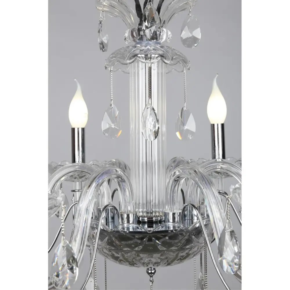 Фото 6 Люстра подвесная Omnilux Oml-160-30207 6 ламп 12 м² цвет прозрачный