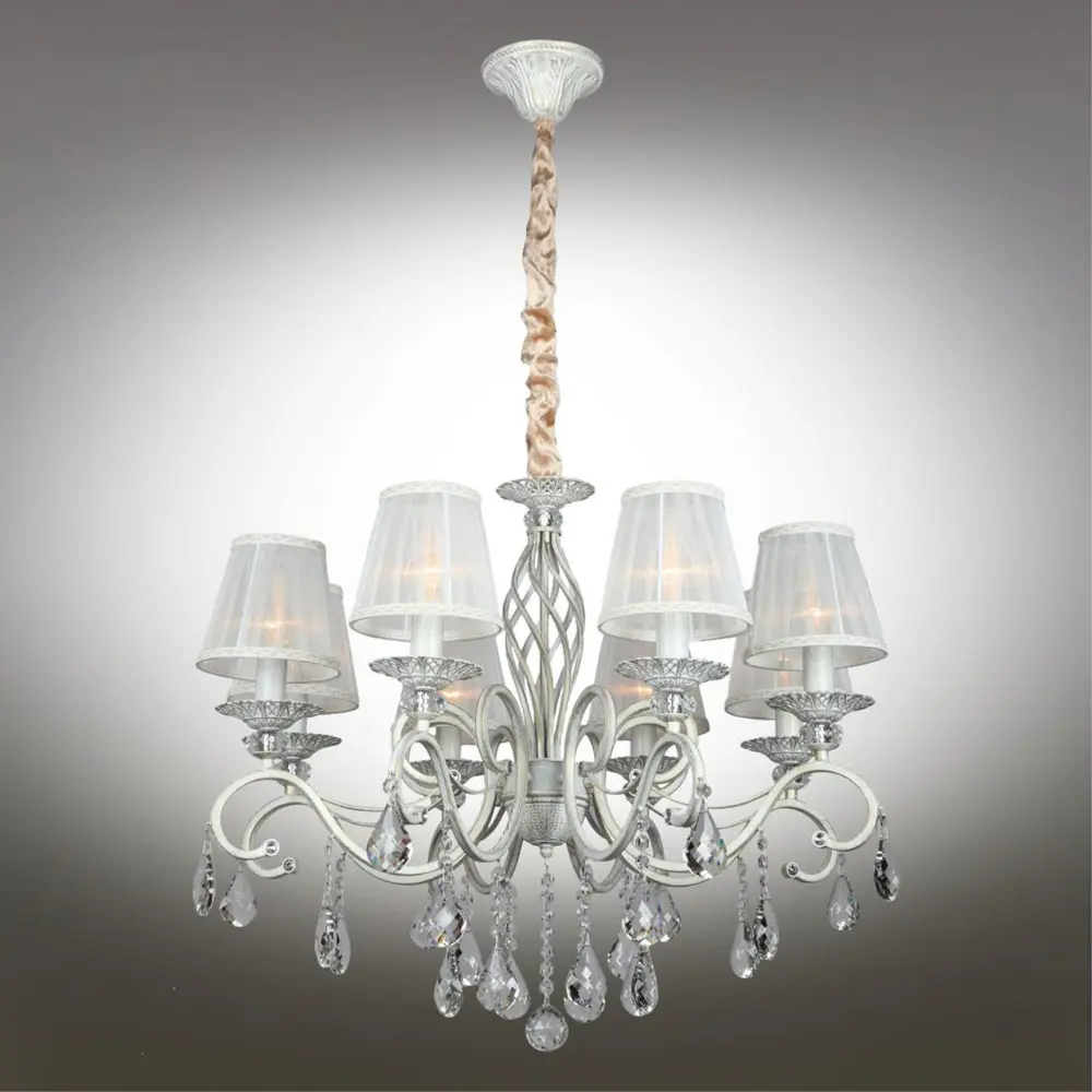 Фото 2 Люстра подвесная Omnilux Oml-180-30197 8 ламп 16 м² цвет белый