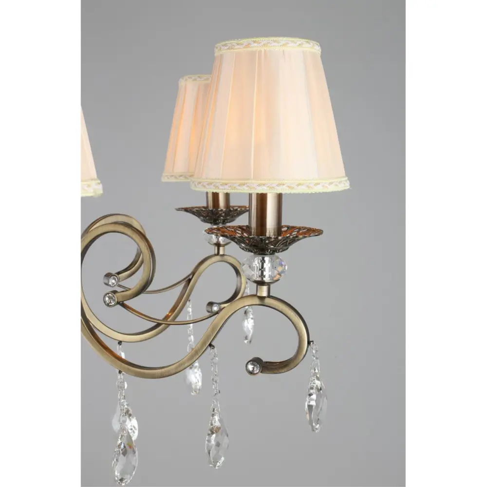 Фото 7 Люстра подвесная Omnilux Oml-160-31197 6 ламп 12 м² цвет бронза