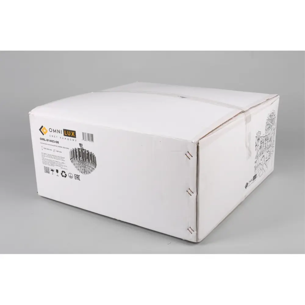 Фото 9 Люстра подвесная Omnilux Oml-180-30418 8 ламп 16 м² цвет золото