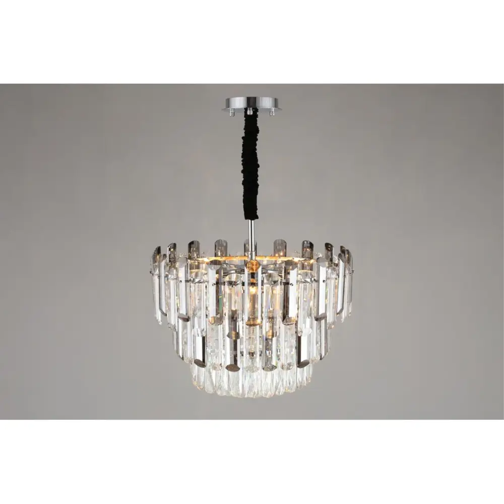 Фото 4 Люстра подвесная Omnilux Oml-180-30698 8 лампы 16 м² цвет хром