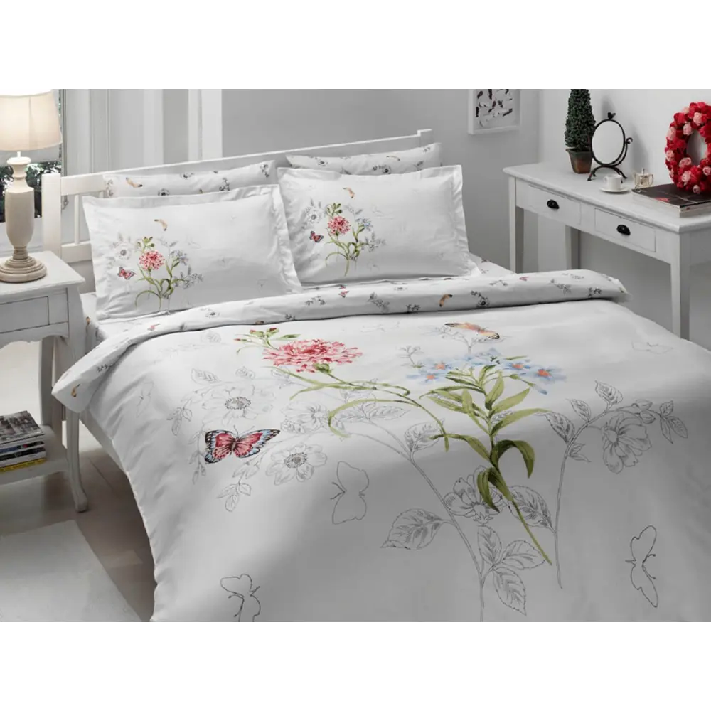 Фото Комплект постельного белья Tac Satin Delux 4246-30168, семейный, сатин, розовый Фото Комплект постельного белья Tac Satin Delux 4246-30168, семейный, сатин, розовый