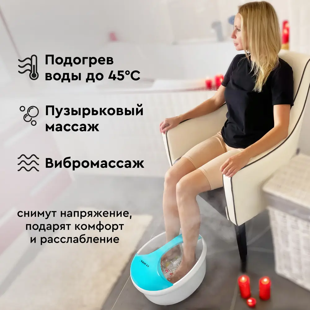 Фото 2 Гидромассажная ванночка для ног Planta MFS-300