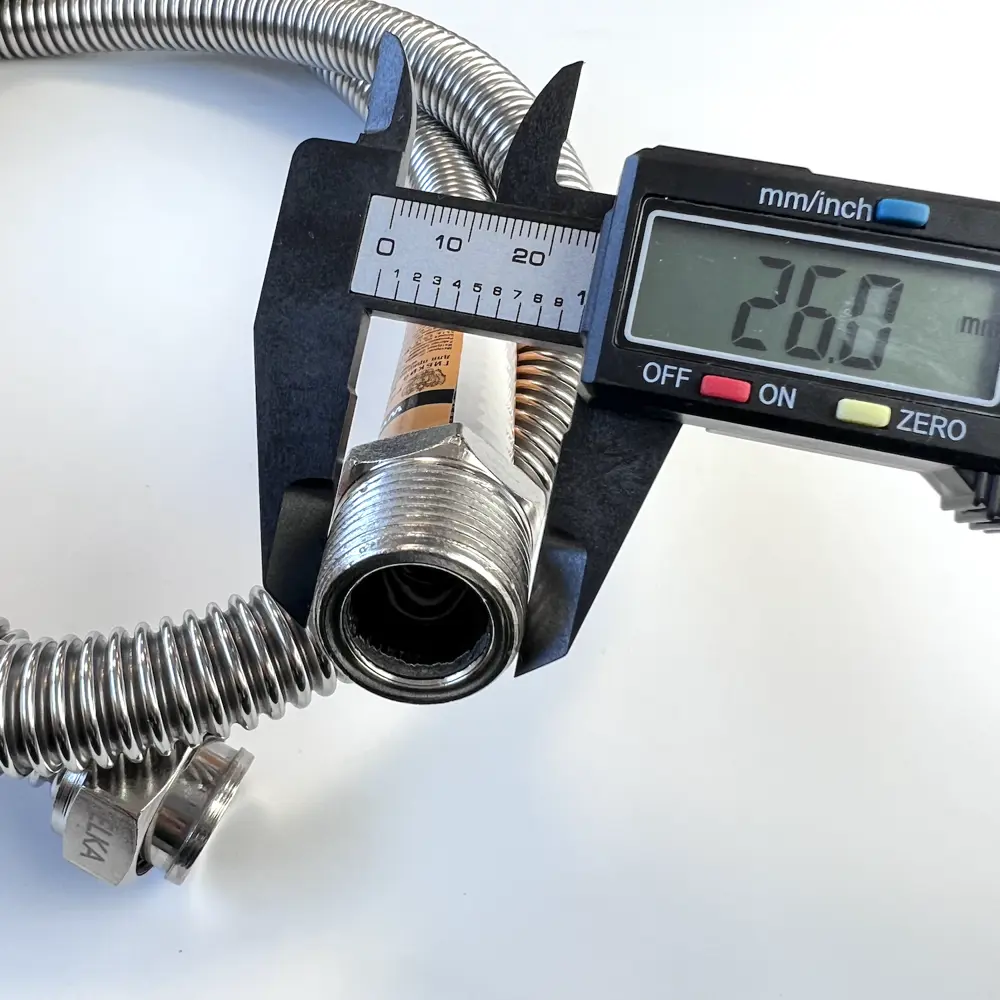 Фото 2 Подводка сильфонная для газа Elka 3/4" 0.5 м. Фото 2 Подводка сильфонная для газа Elka 3/4" 0.5 м.