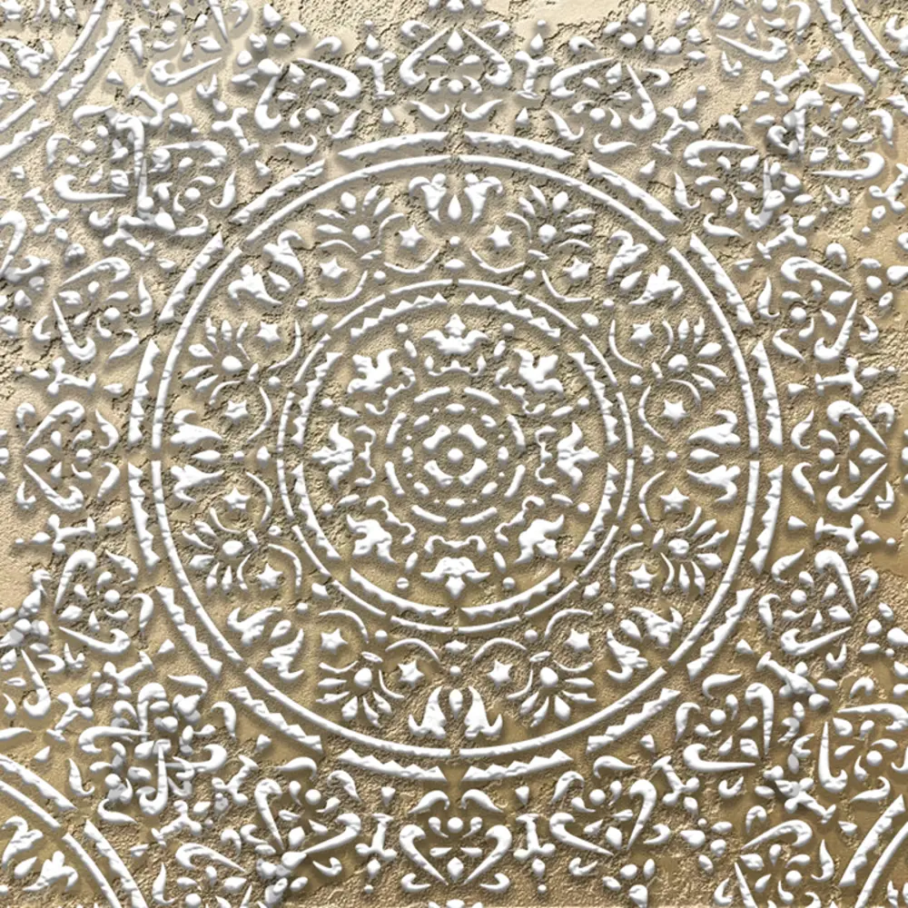 Фото 7 Трафарет Три кита Фортуна 60 x 60 для шпаклевки штукатурки Фото 7 Трафарет Три кита Фортуна 60 x 60 для шпаклевки штукатурки