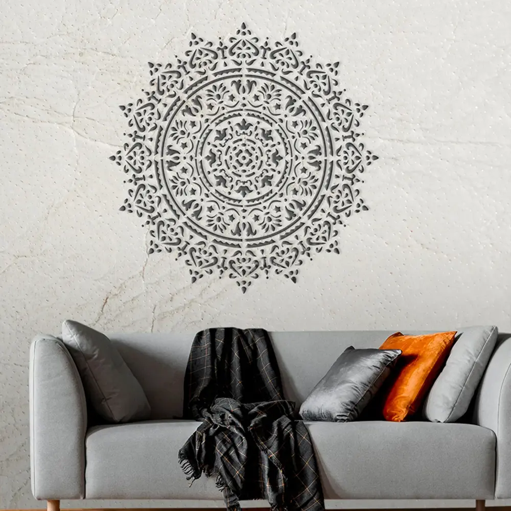 Фото 6 Трафарет Три кита Фортуна 60 x 60 для шпаклевки штукатурки Фото 6 Трафарет Три кита Фортуна 60 x 60 для шпаклевки штукатурки