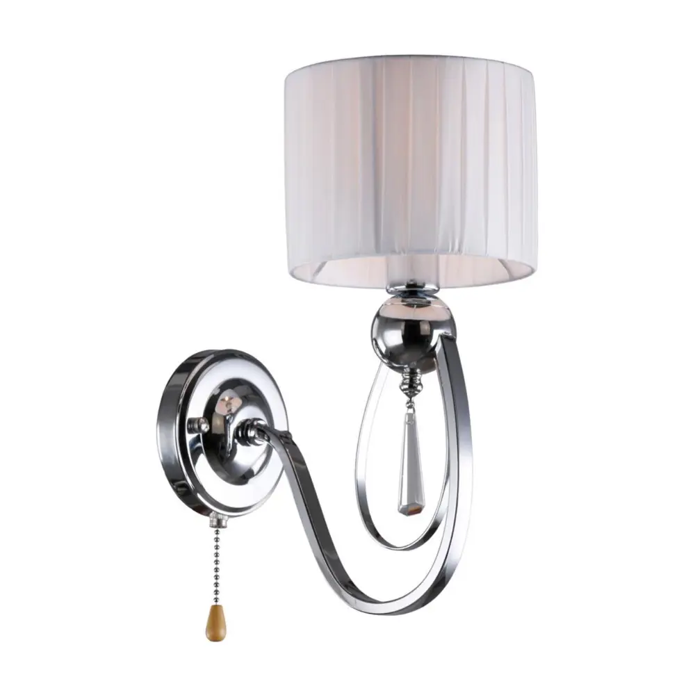 Фото Настенный светильник Omnilux Oml-110-10836 цвет серый/серебристый