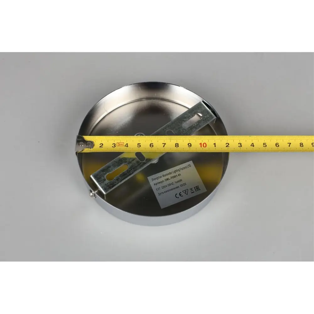 Фото 6 Настенный светильник Omnilux Oml-110-10807 цвет серый/серебристый