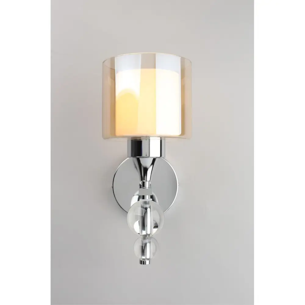 Фото 5 Настенный светильник Omnilux Oml-110-10807 цвет серый/серебристый