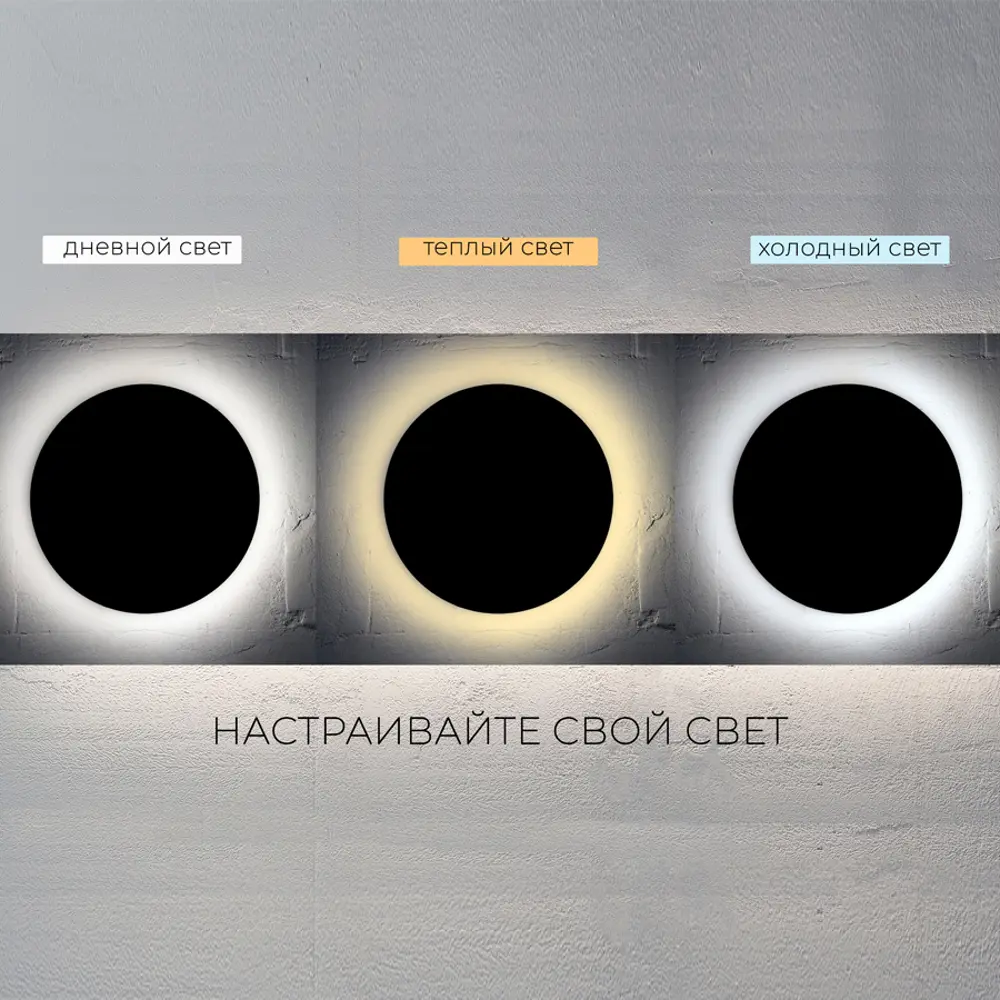 Фото 5 Настенный светильник светодиодный Newlamp Bagliore с пультом управления регулируемый белый свет цвет черный Фото 5 Настенный светильник светодиодный Newlamp Bagliore с пультом управления регулируемый белый свет цвет черный