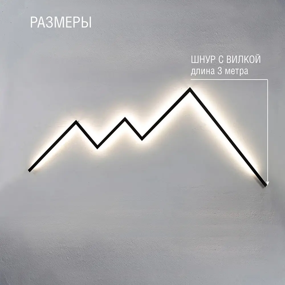 Фото 6 Настенный светильник светодиодный M-104104 Newlamp Luminosa с пультом управления регулируемый белый свет цвет черный