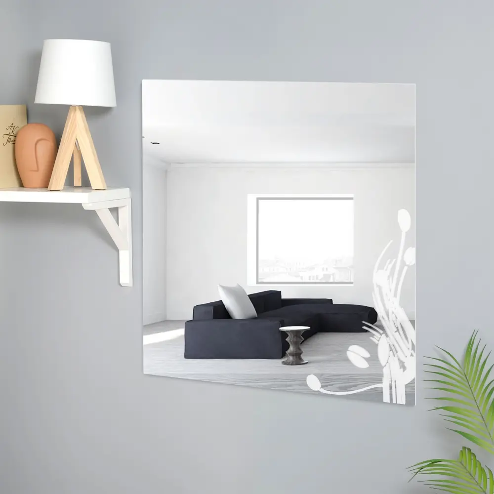 Фото Зеркало Simaland 9817041 53.5x53.5 см Фото Зеркало Simaland 9817041 53.5x53.5 см