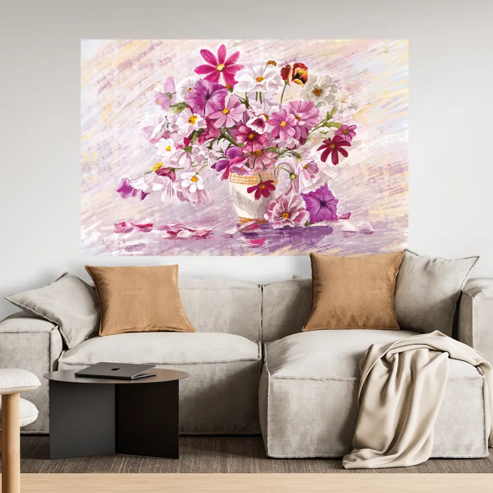 Фото 2 Фотообои бумажные Postermarket 180x119 см Розовые цветы