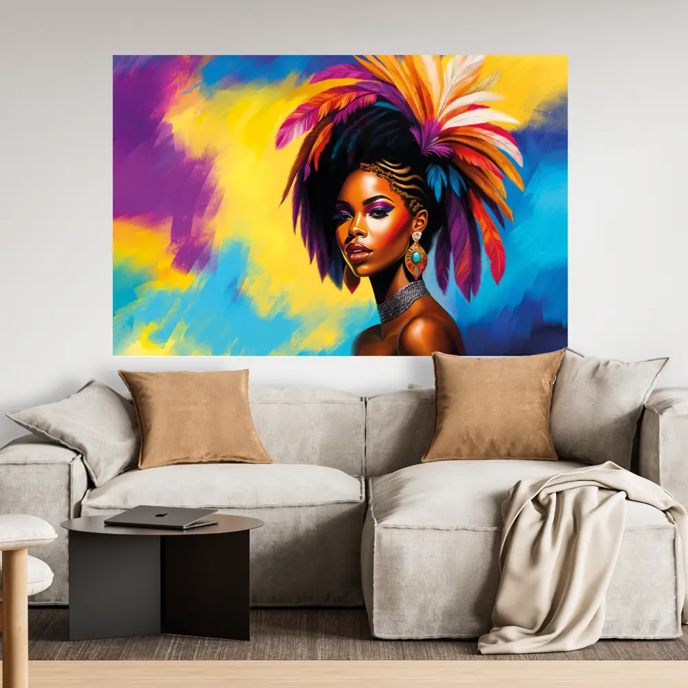 Фото 2 Фотообои бумажные Postermarket 180x119 см Африканка WM-352