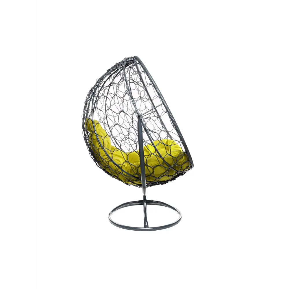 Фото 4 Кресло садовое M-group 11100311 Круг 106 см x 69 см x 139 см искусственный ротанг серый/серебристый Фото 4 Кресло садовое M-group 11100311 Круг 106 см x 69 см x 139 см искусственный ротанг серый/серебристый