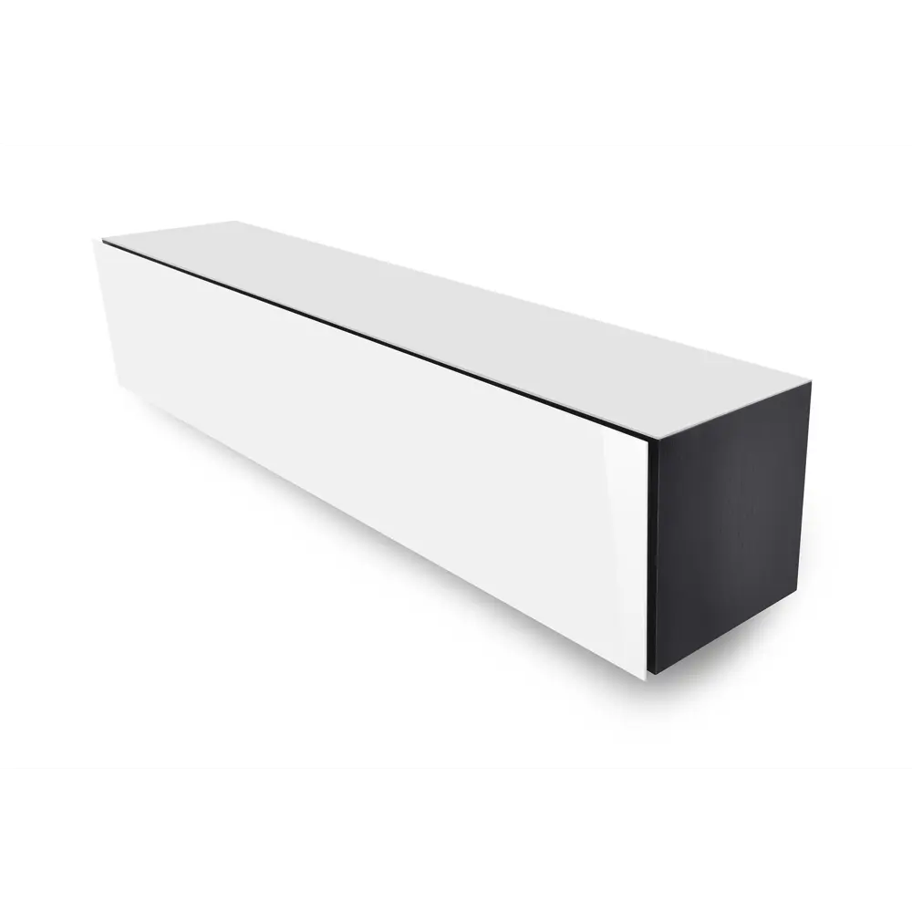 Фото Тумба под телевизор Metaldesign MD 661 150x30x30 см ЛДСП цвет черный/белый Фото Тумба под телевизор Metaldesign MD 661 150x30x30 см ЛДСП цвет черный/белый