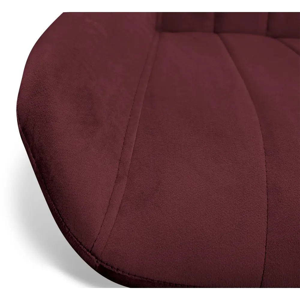 Фото 6 Стул Sheffilton Sht-st37/s37 81x58x54 см велюр цвет бордовый Фото 6 Стул Sheffilton Sht-st37/s37 81x58x54 см велюр цвет бордовый