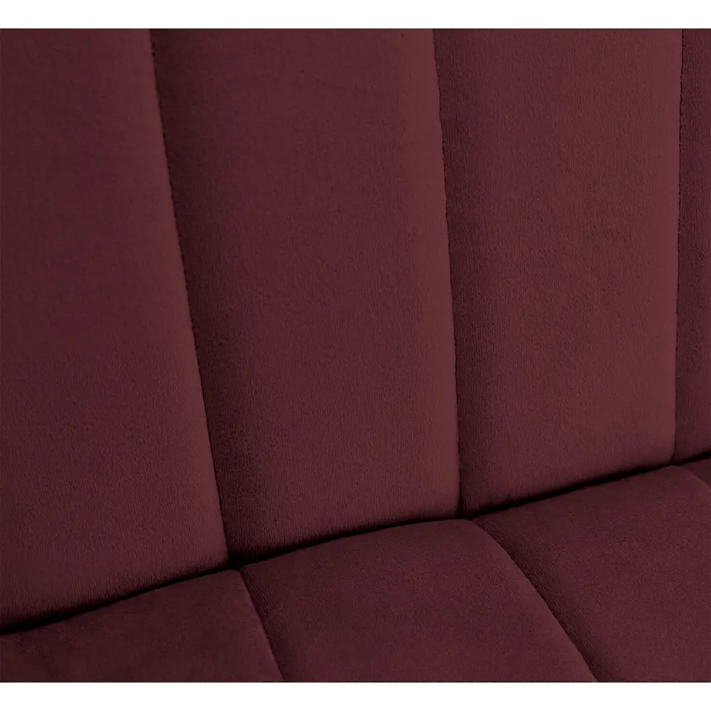 Фото 5 Стул Sheffilton Sht-st37/s37 81x58x54 см велюр цвет бордовый Фото 5 Стул Sheffilton Sht-st37/s37 81x58x54 см велюр цвет бордовый