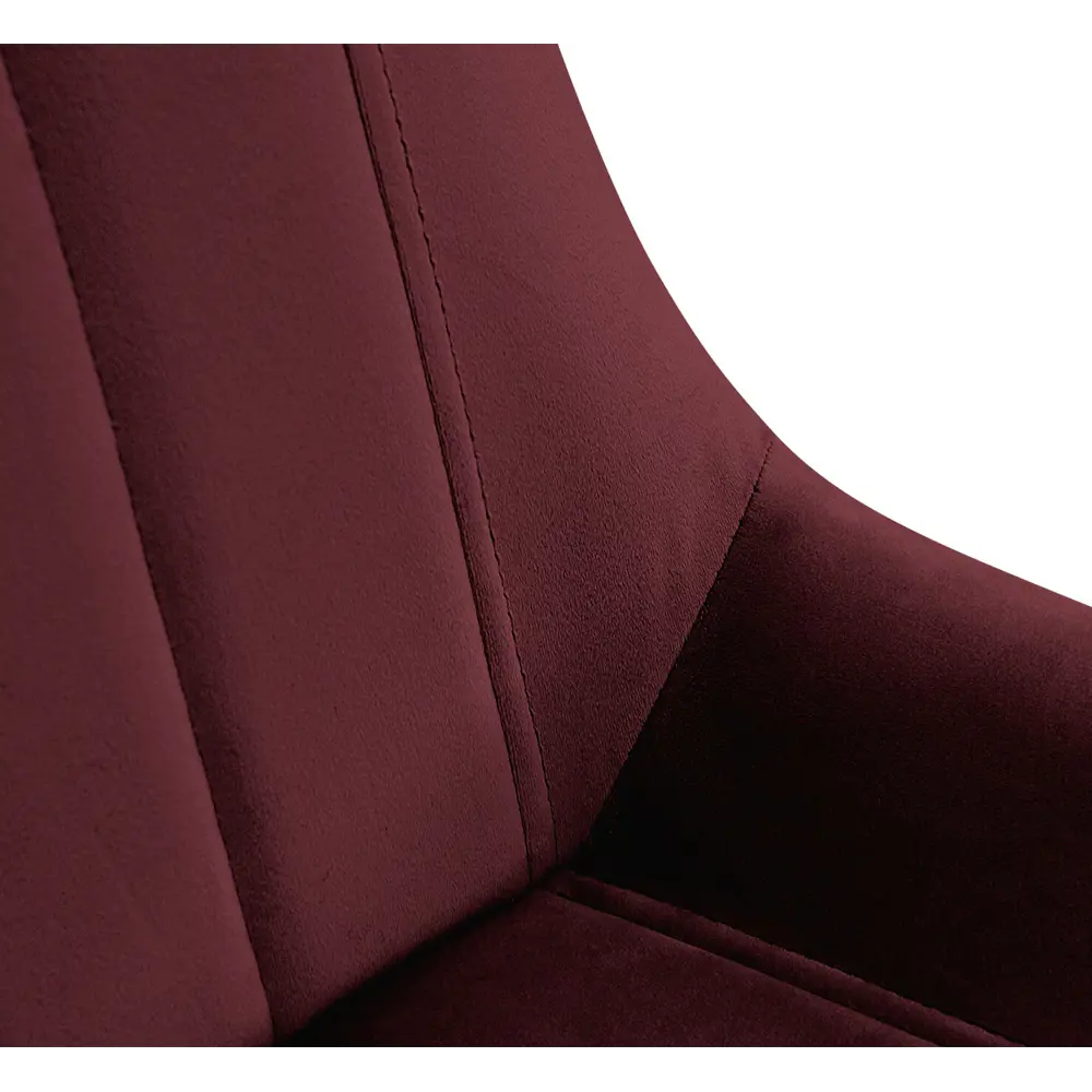 Фото 4 Стул Sheffilton Sht-st37/s37 81x58x54 см велюр цвет бордовый Фото 4 Стул Sheffilton Sht-st37/s37 81x58x54 см велюр цвет бордовый