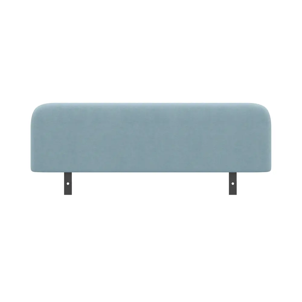 Фото 2 Кровать с защитным бортиком и ящиком Romack Donny 70x32.5x160 см ДСП цвет голубой Фото 2 Кровать с защитным бортиком и ящиком Romack Donny 70x32.5x160 см ДСП цвет голубой
