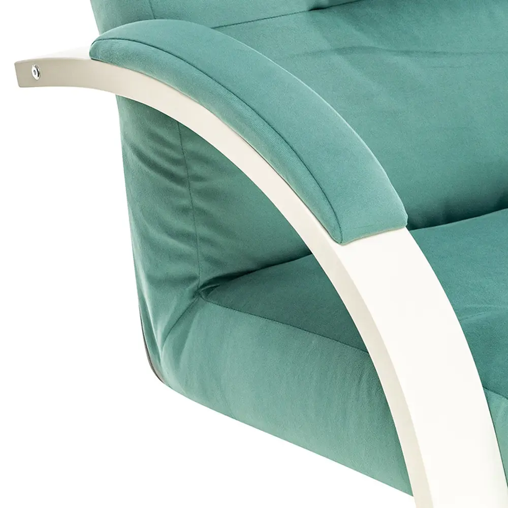 Фото 6 Кресло Leset Монэ 68.5x100x80 см велюр цвет мятный/слоновая кость Фото 6 Кресло Leset Монэ 68.5x100x80 см велюр цвет мятный/слоновая кость