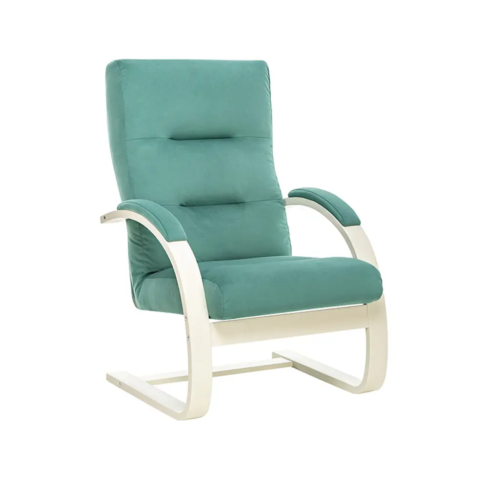 Фото 2 Кресло Leset Монэ 68.5x100x80 см велюр цвет мятный/слоновая кость Фото 2 Кресло Leset Монэ 68.5x100x80 см велюр цвет мятный/слоновая кость