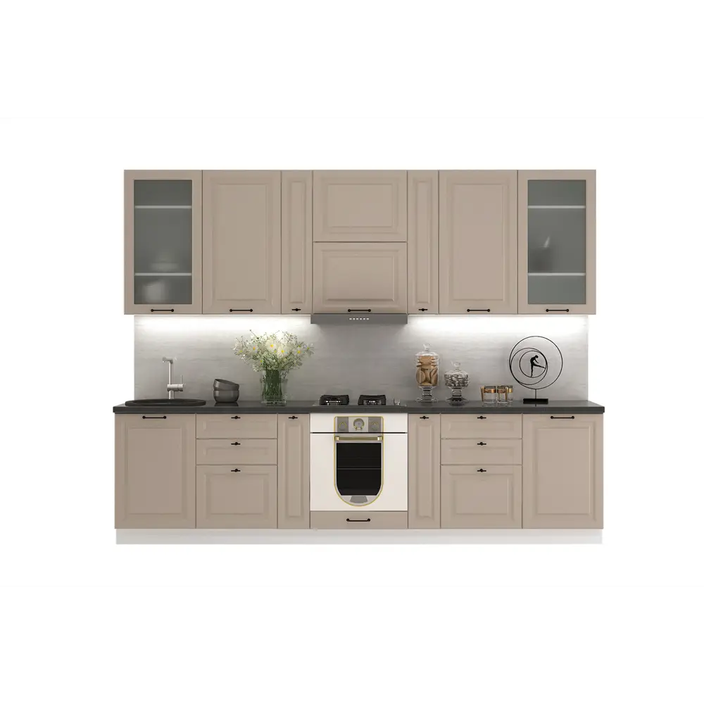 Фото 4 Напольный шкаф Сурская мебель Omnia 30x81.6x47.8 см 3 ящика ЛДСП цвет коричневый Фото 4 Напольный шкаф Сурская мебель Omnia 30x81.6x47.8 см 3 ящика ЛДСП цвет коричневый