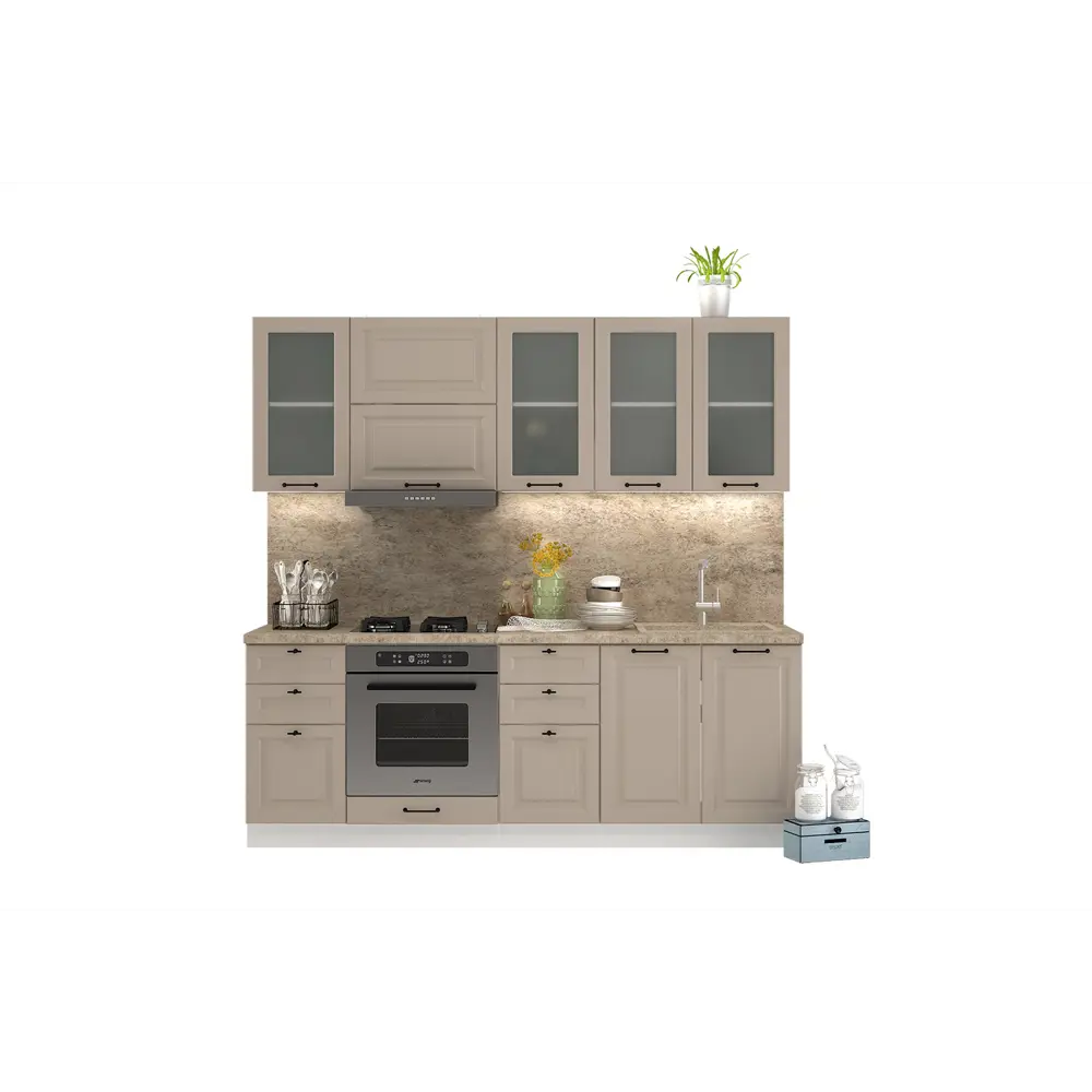 Фото 2 Напольный шкаф Сурская мебель Omnia 40x81.6x47.8 см ЛДСП цвет коричневый