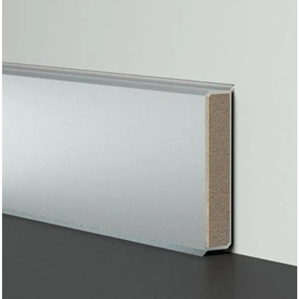 Фото Плинтус напольный Dollken Cubu flex life Нержавеющая сталь 80x11x2500 мм 10 шт. Фото Плинтус напольный Dollken Cubu flex life Нержавеющая сталь 80x11x2500 мм 10 шт.