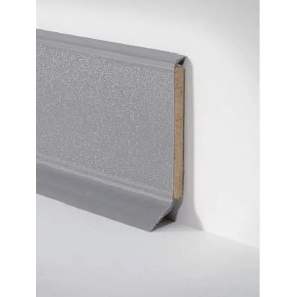 Фото Плинтус напольный Dollken S Серый 60x5x2575 мм 7 шт. Фото Плинтус напольный Dollken S Серый 60x5x2575 мм 7 шт.