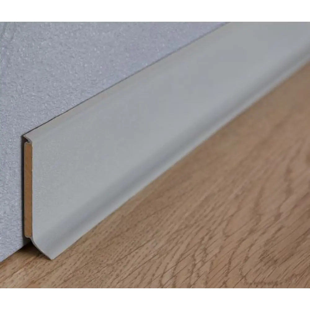 Фото 2 Плинтус напольный Dollken S Металлический 60x5x2575 мм 7 шт. Фото 2 Плинтус напольный Dollken S Металлический 60x5x2575 мм 7 шт.