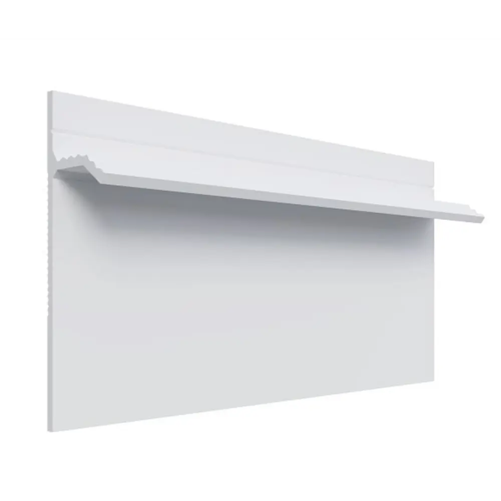 Фото Скрытый Плинтус напольный ALPro13 323 STRONG анодированный Белый 100x14x2700 мм 10 шт.
