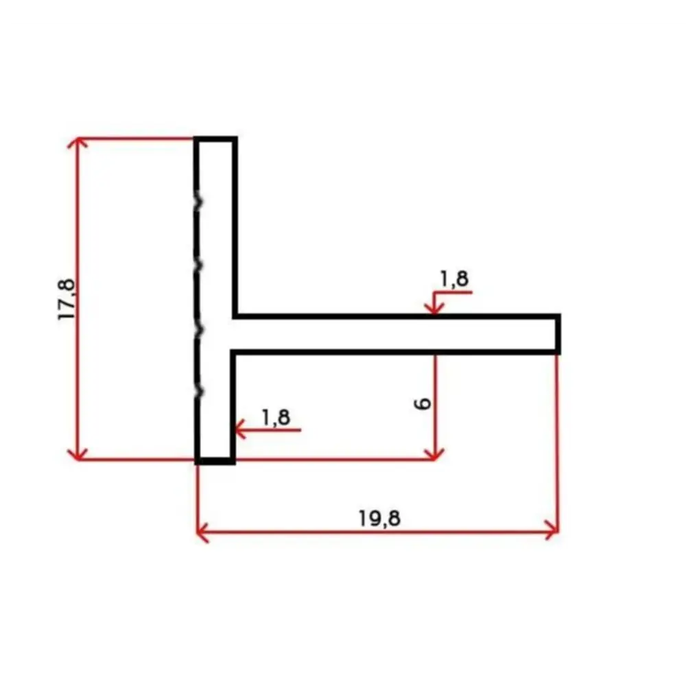 Фото 2 Микроплинтус напольный AlPro13 AL13-7628 алюминиевый анодированный Золотой 18x20x2000 мм 8 шт. Фото 2 Микроплинтус напольный AlPro13 AL13-7628 алюминиевый анодированный Золотой 18x20x2000 мм 8 шт.