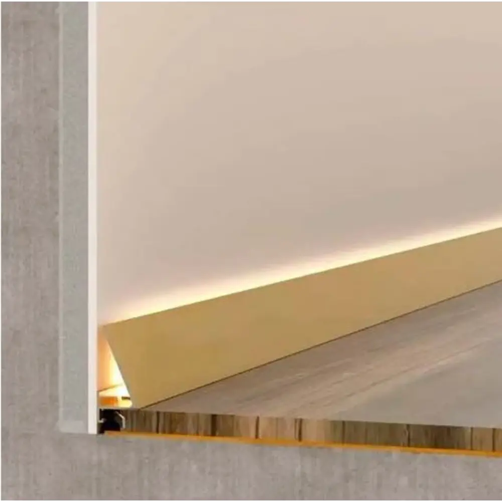 Фото Плинтус напольный ALPro 13-570 анодированный Шампань 30x15x2700 мм 9 шт.