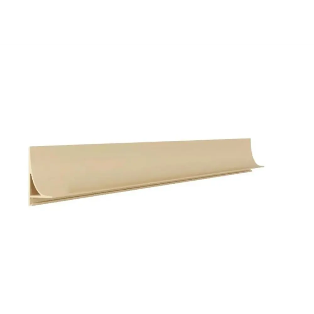 Фото 2 Плинтус напольный ALPro L13-584 Al584G-6 анодированный шампань 35x15x2700 мм 6 шт.