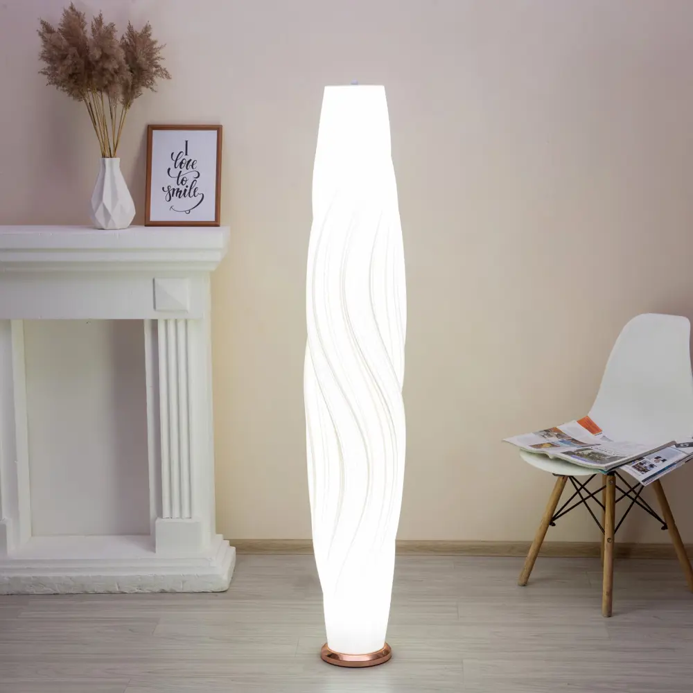 Фото 8 Торшер Bayerlux Годе 30Вт 6000К белый 29x29x154см