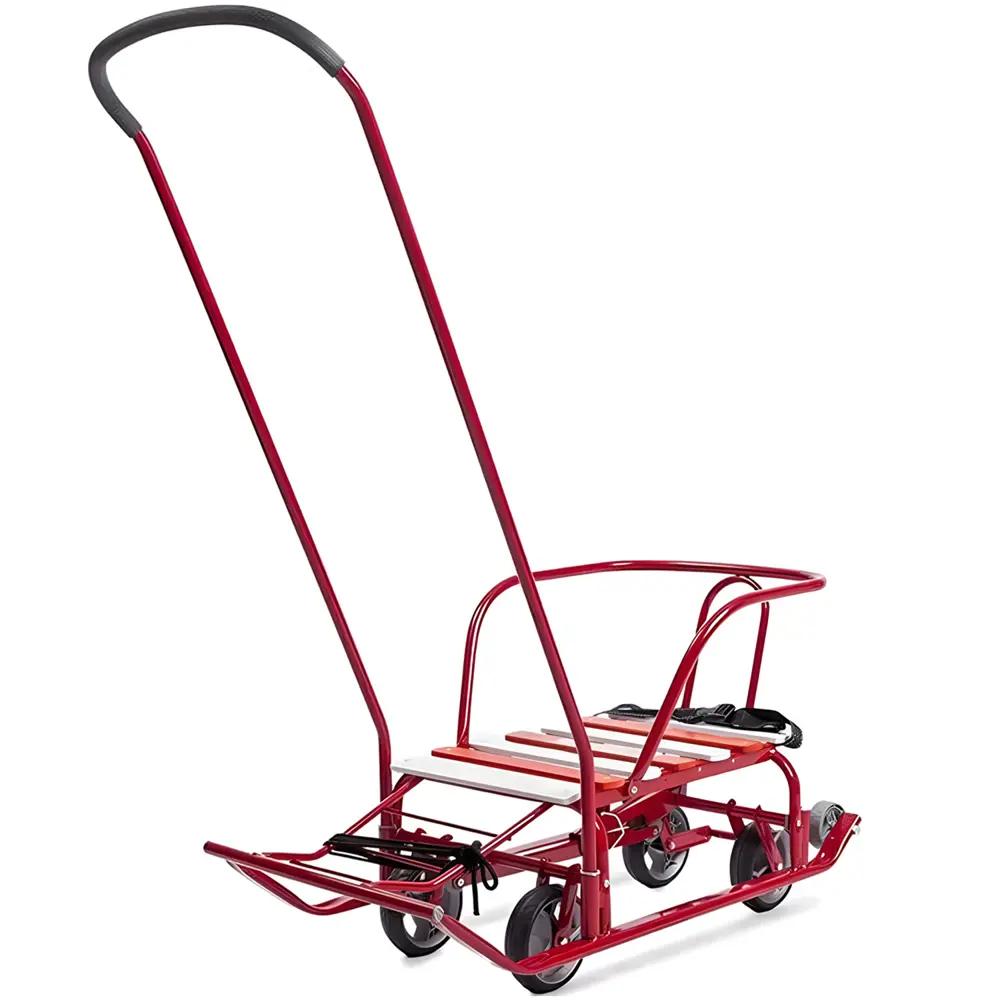 Фото 2 Санки Nika Т5У+/А цвет красный 41x86 см Фото 2 Санки Nika Т5У+/А цвет красный 41x86 см