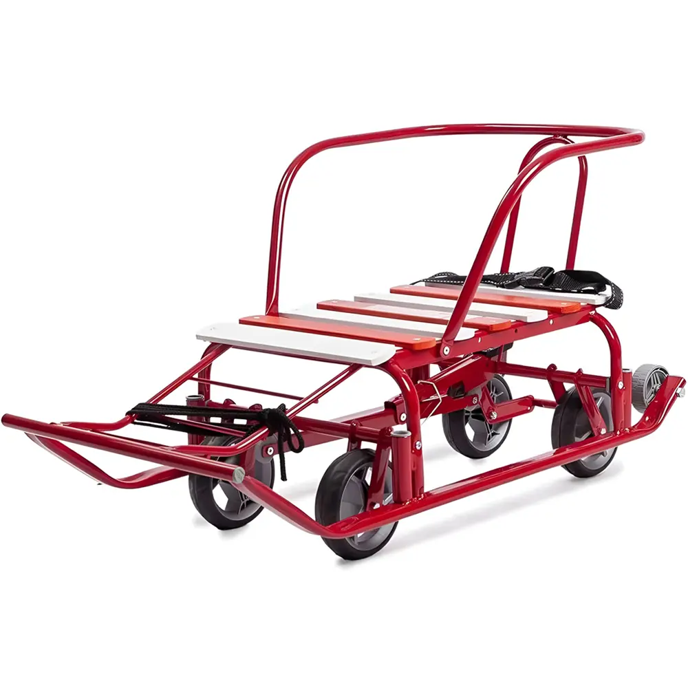 Фото 3 Санки Nika Т5У+/А цвет красный 41x86 см Фото 3 Санки Nika Т5У+/А цвет красный 41x86 см