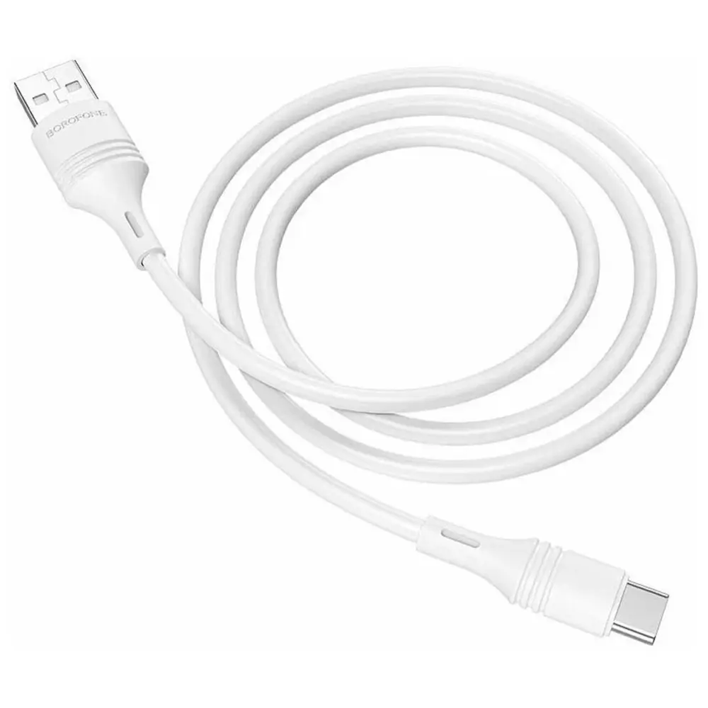 Фото 3 Кабель Borofone BX43 microUSB - USB 2.4 А 1 м цвет белый Фото 3 Кабель Borofone BX43 microUSB - USB 2.4 А 1 м цвет белый