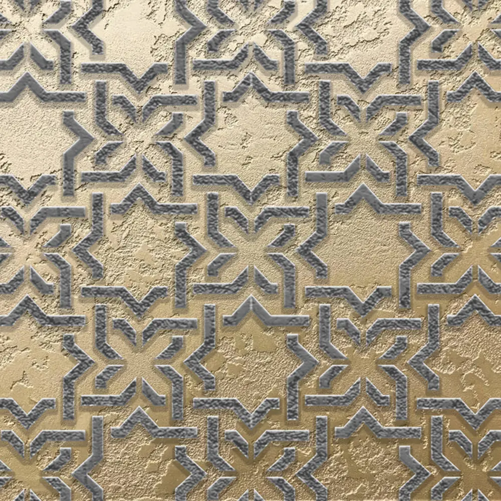 Фото 7 Трафарет Три кита Лондон 40 x 40 для шпаклевки штукатурки