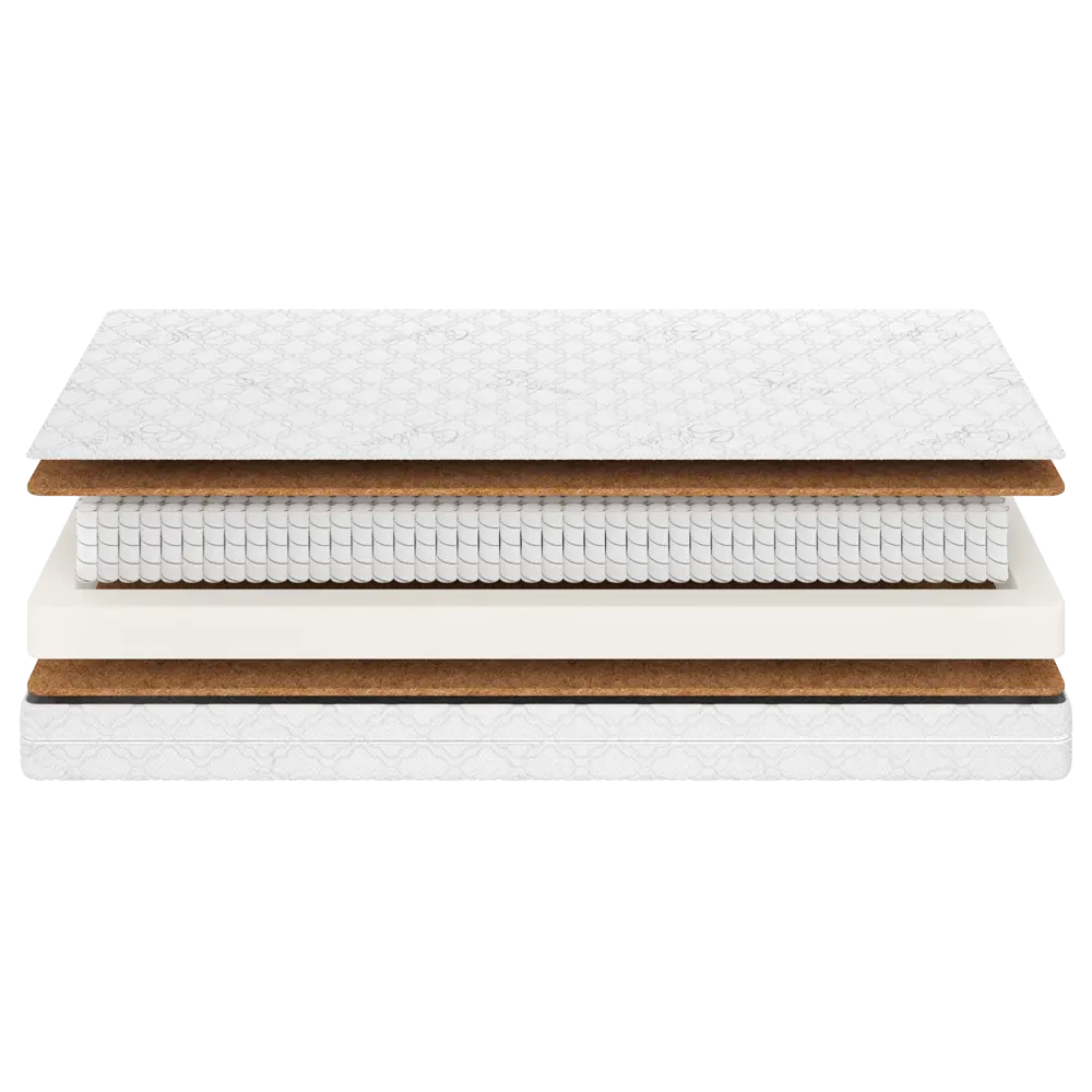 Фото 3 Матрас Seven Dreams Dream EVS500 Cocos Plus 80x18x200 см независимый пружинный блок, односпальный Фото 3 Матрас Seven Dreams Dream EVS500 Cocos Plus 80x18x200 см независимый пружинный блок, односпальный