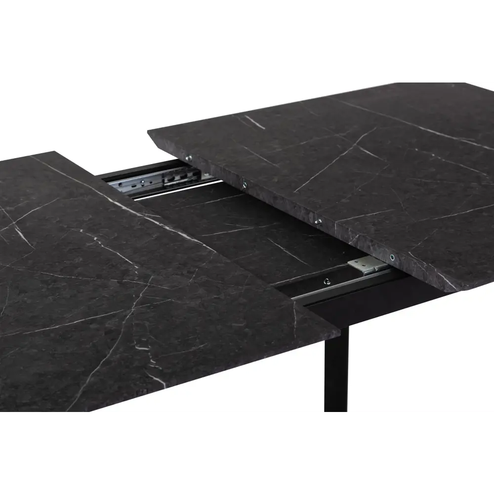 Фото 4 Стол прямоугольный R-Home Роналдо 120-160x75x80 см МДФ цвет черный